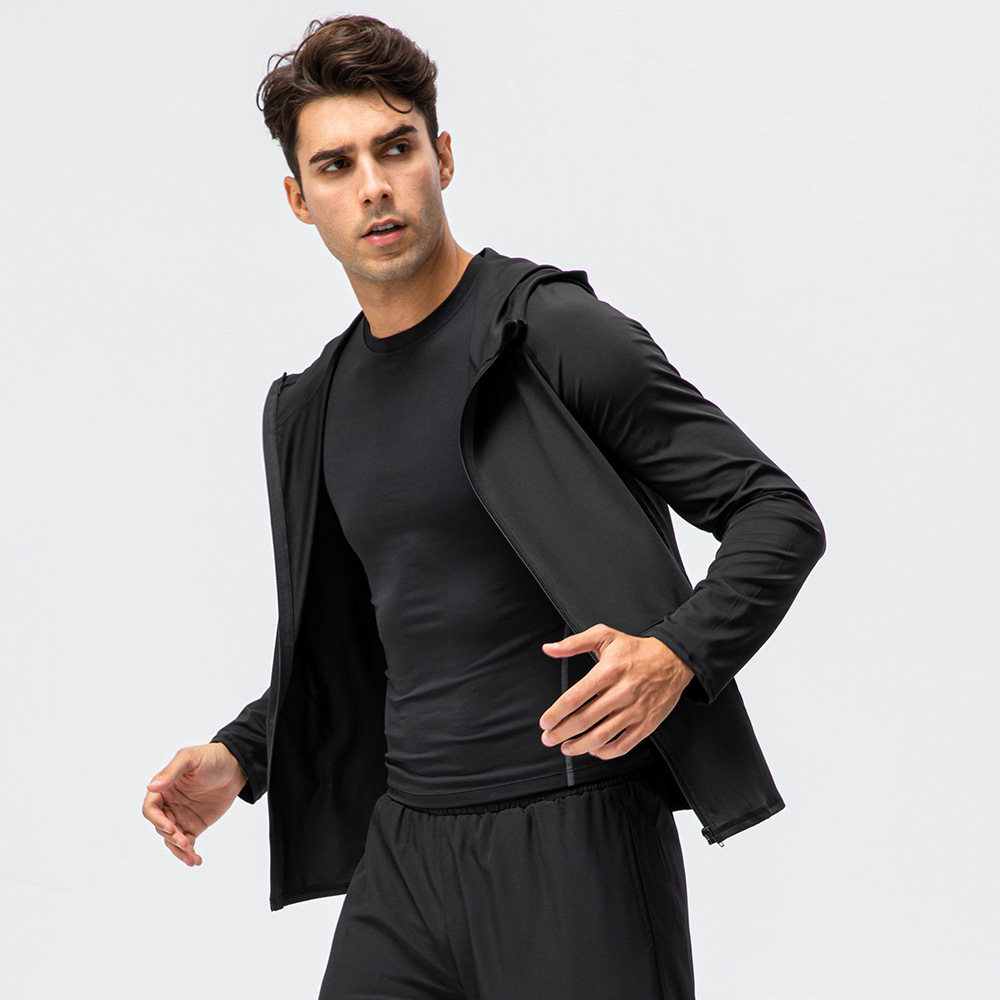 Outdoor Sport Jacket Brand - Hoodie pria bermerek olahraga lari latihan