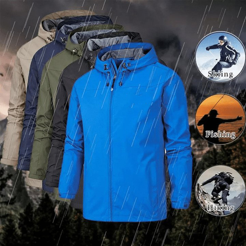 Outdoor Sport Windbreaker - Jaket Tahan Air Tahan Angin Uniseks