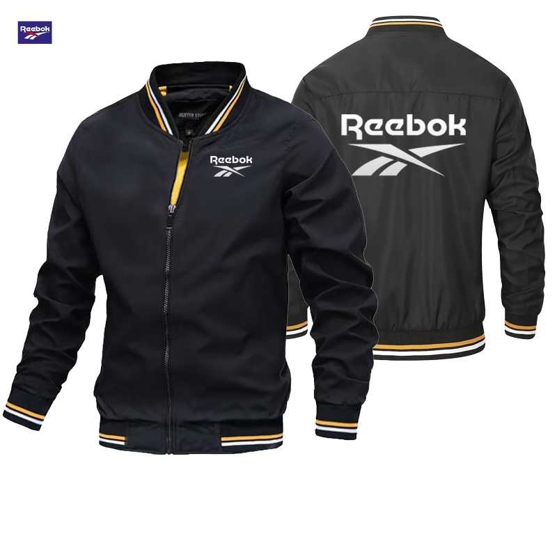Outdoor Sport Jacket Brand - Jaket semi-kolak bermerk Reebok, cocok untuk