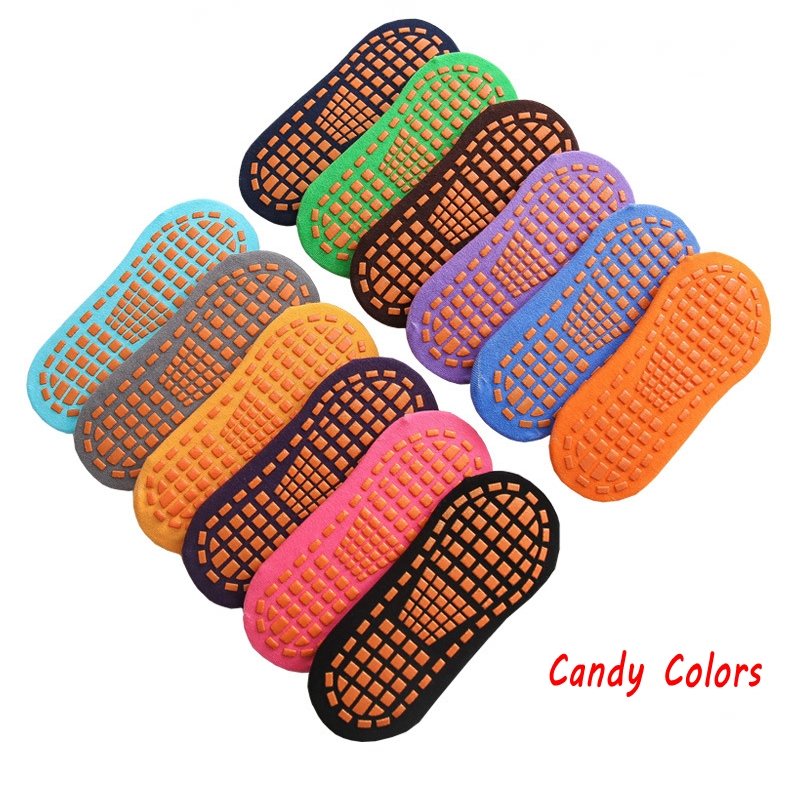 Trampoline Park Sock - 10 Pasang Kaus Kaki Anti Selip