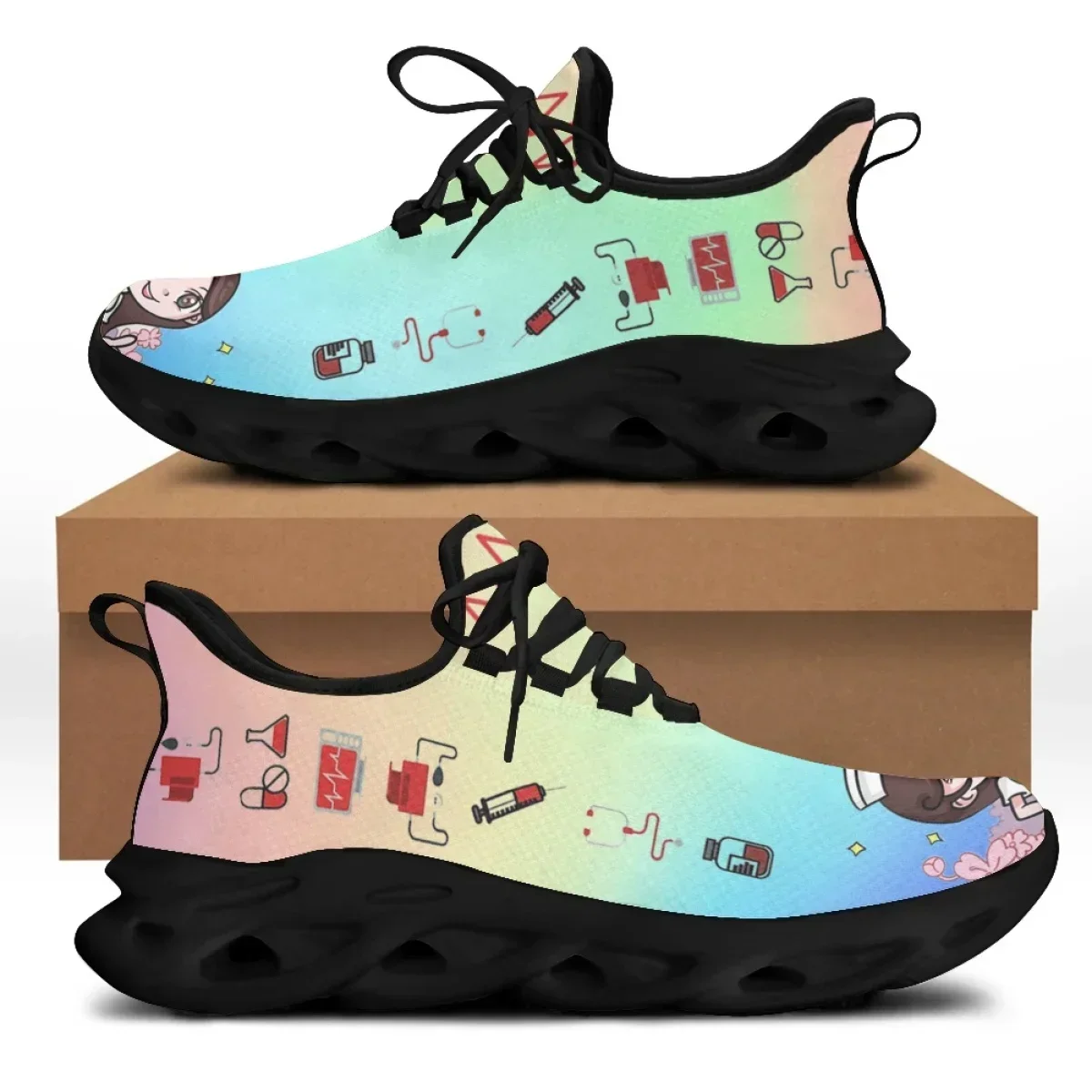 Outdoor Sport Brand - Sepatu Perawat Wanita Desain Bermerek dengan