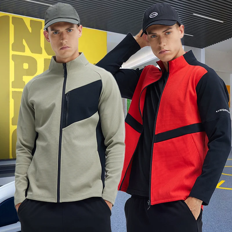 Outdoor Sport Jacket Brand - Gym olahraga hoodie untuk pria kebugaran