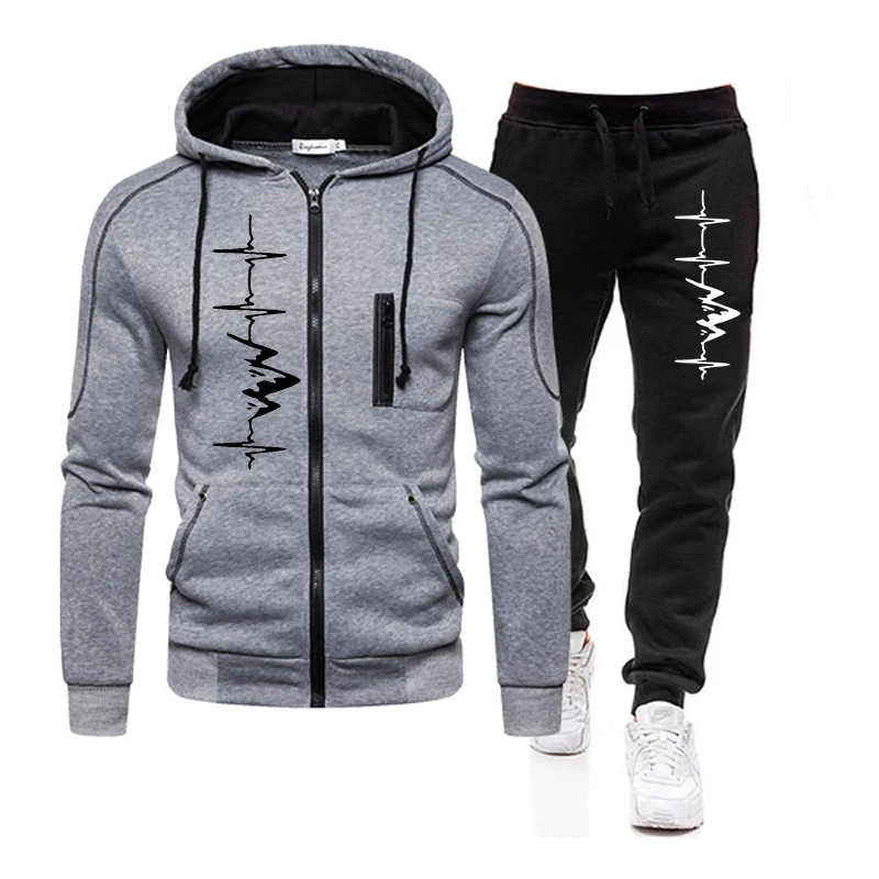 Outdoor Sport Hoodie - Jaket Ritsleting Satu Potong Olahraga Kasual