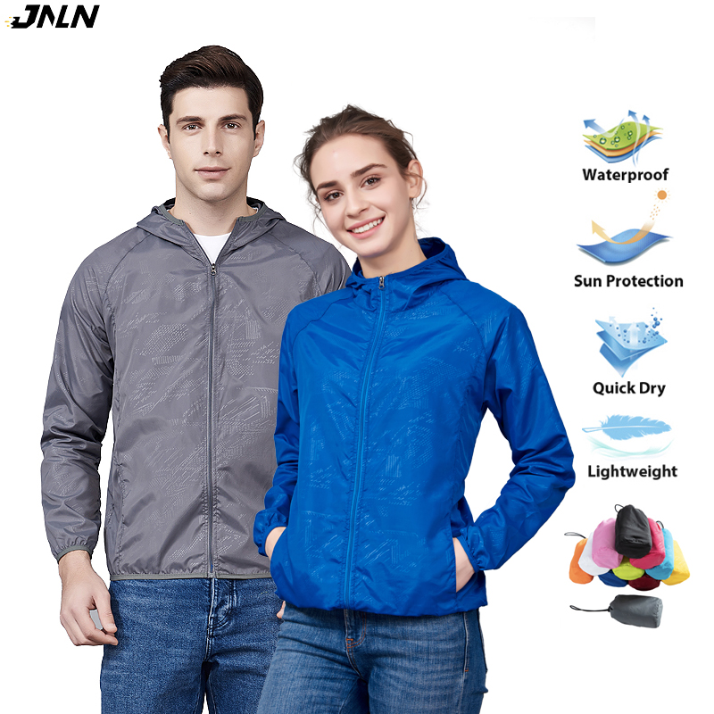 Outdoor Sport Windbreaker - JNLN Jaket Hiking Uniseks Pria Wanita