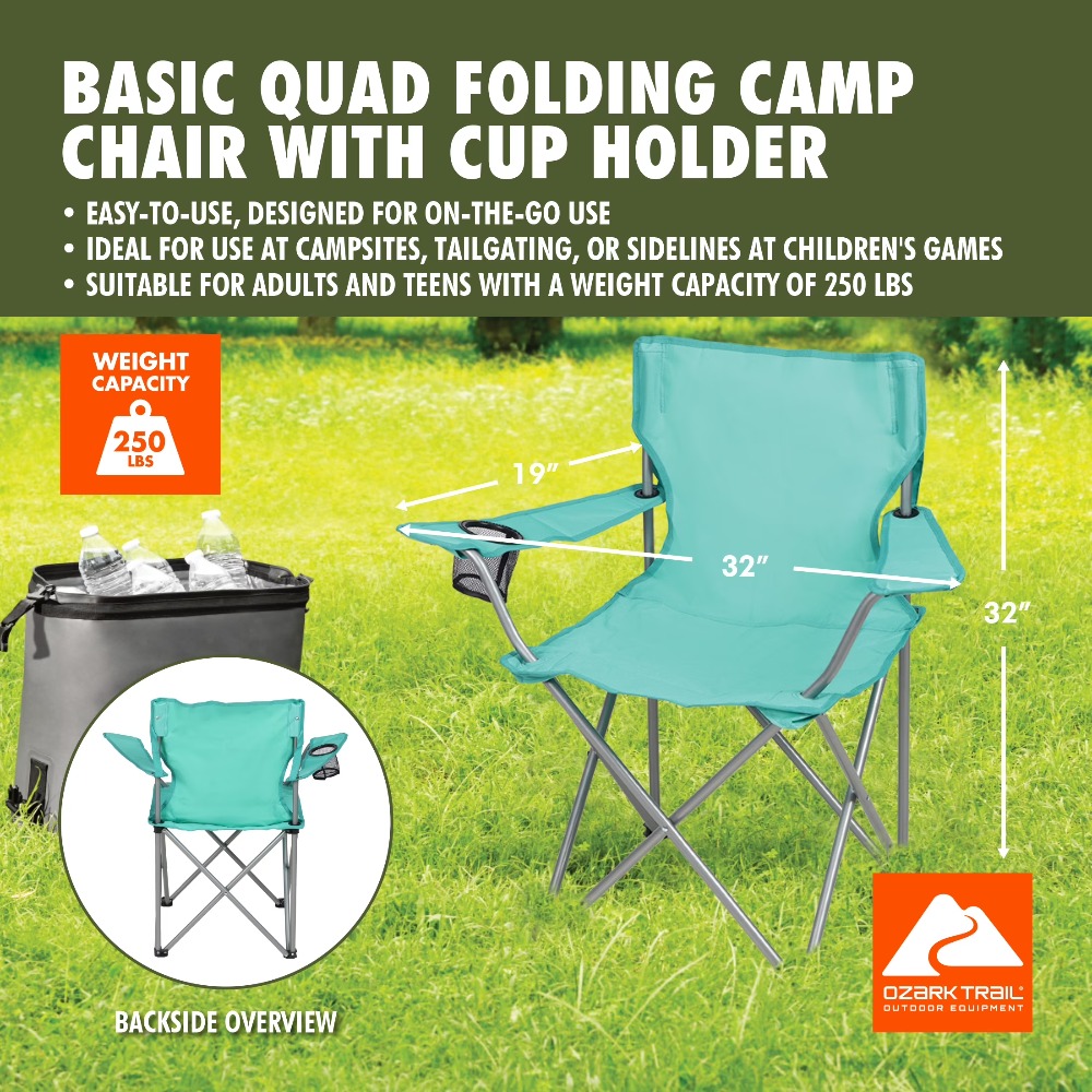 Kursi Lipat Quad untuk Berkema - Outdoor Sport Chairs ulasan dan harga