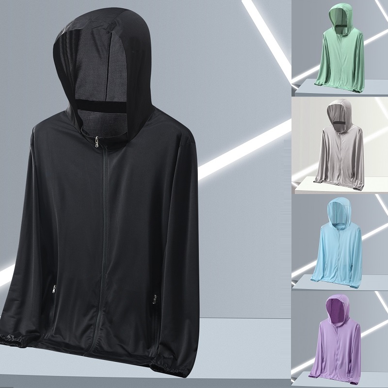 Jaket Pelindung Matahari Pria  - Outdoor Sport Windbreaker ulasan dan harga
