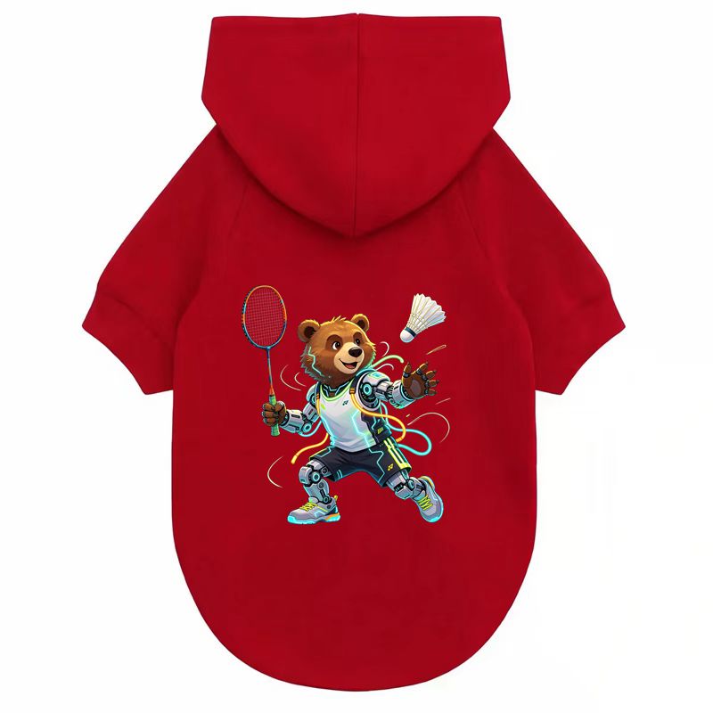 Hoodie Bulu Tangkis Beruang Lu - Outdoor Sport Hoodie ulasan dan harga