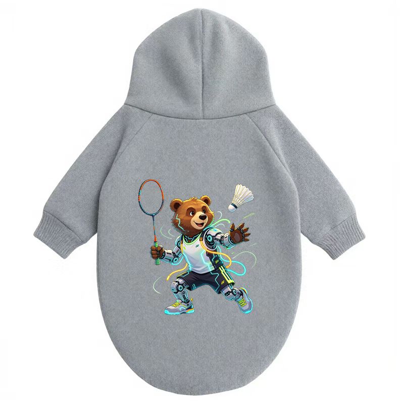 Hoodie Bulu Tangkis Beruang Lu - Outdoor Sport Hoodie ulasan dan harga