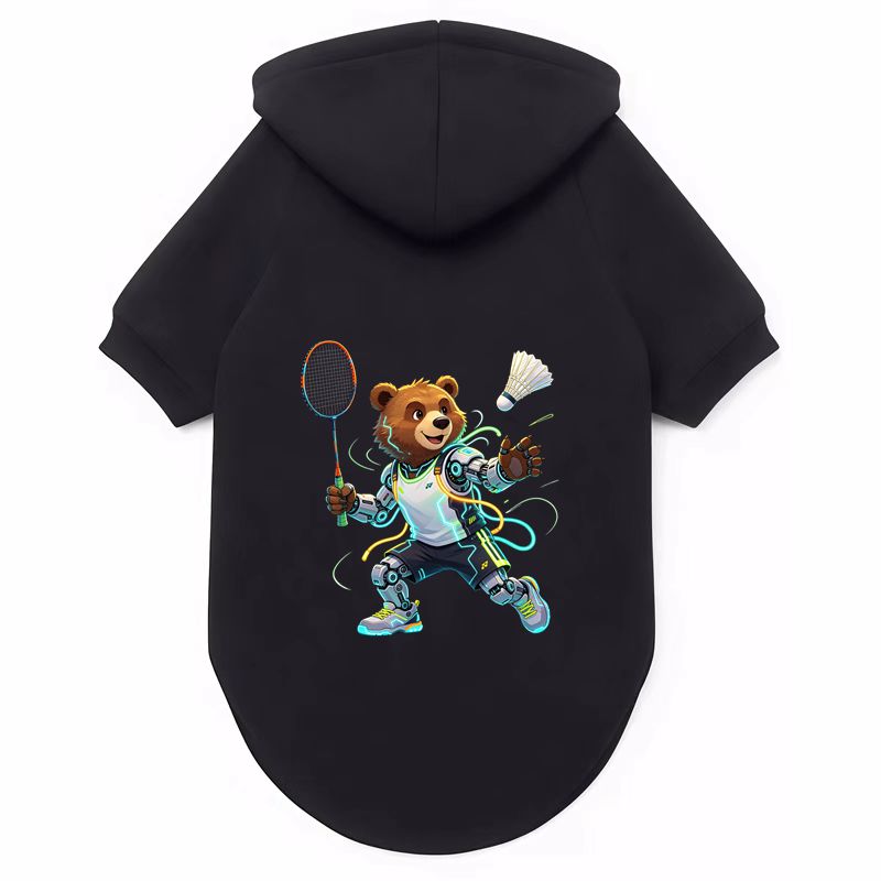 Hoodie Bulu Tangkis Beruang Lu - Outdoor Sport Hoodie ulasan dan harga