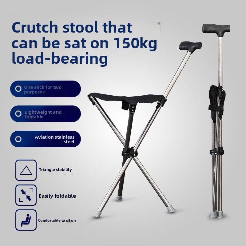 Tongkat Lipat 2-in-1 dan Kursi - Outdoor Sport Chairs ulasan dan harga