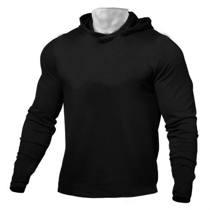 Kaos Hoodie Pria Polos Musim S - Outdoor Sport Hoodie ulasan dan harga