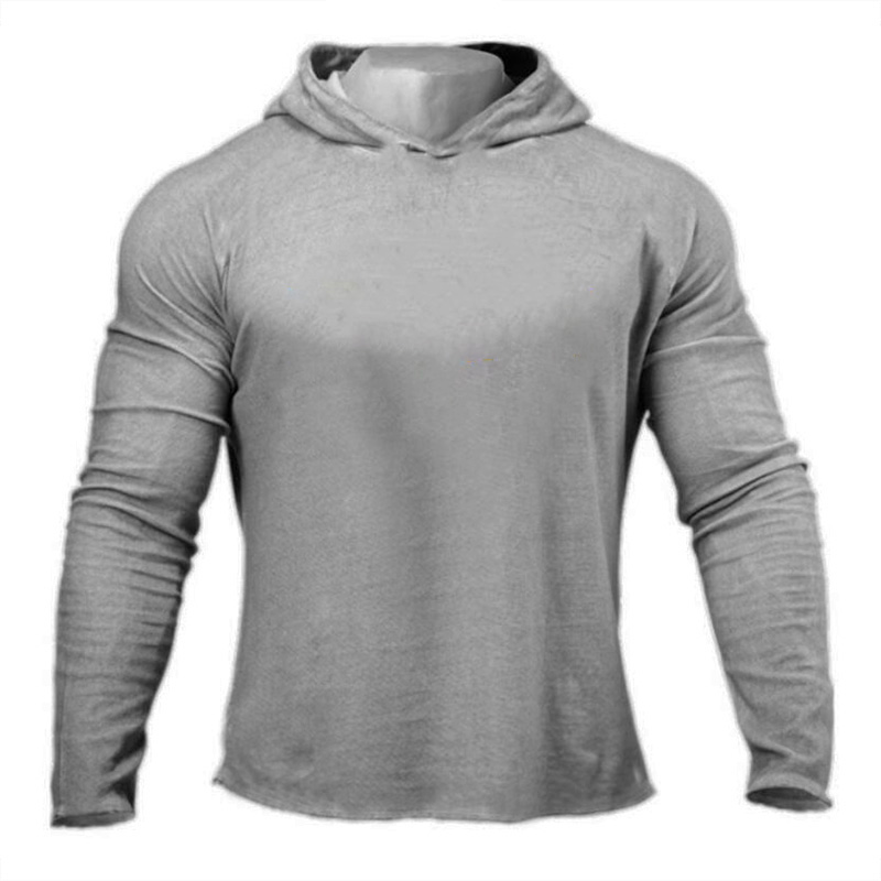 Kaos Hoodie Pria Polos Musim S - Outdoor Sport Hoodie ulasan dan harga