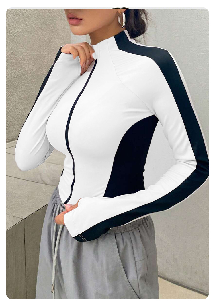 Pakaian Yoga Jaket Kerah Berdi - Outdoor Sports ulasan dan harga