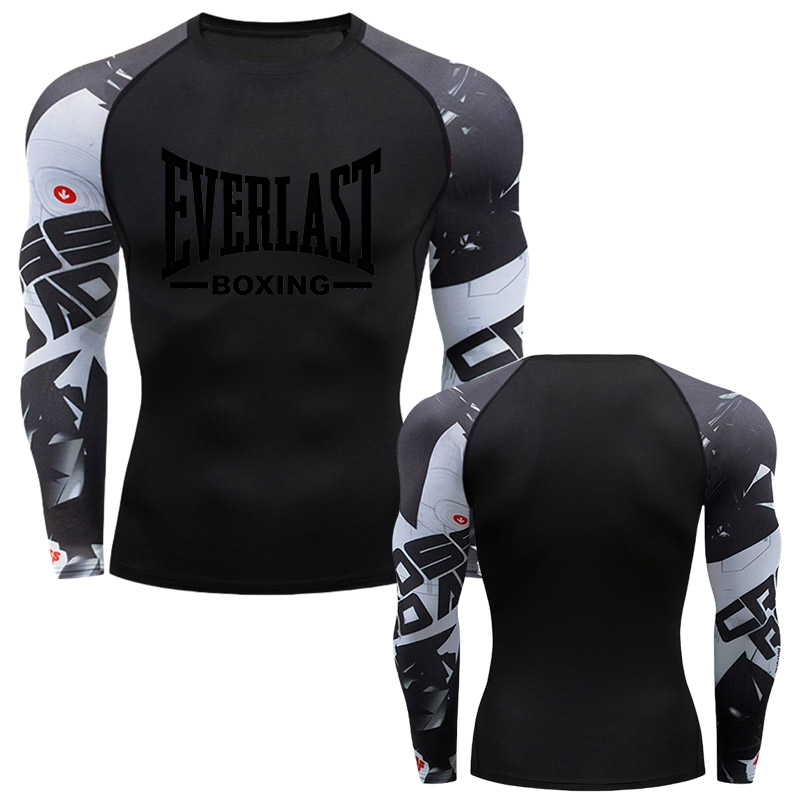 EVERLAST BOXING Kaos Kompresi  - Outdoor Sports ulasan dan harga
