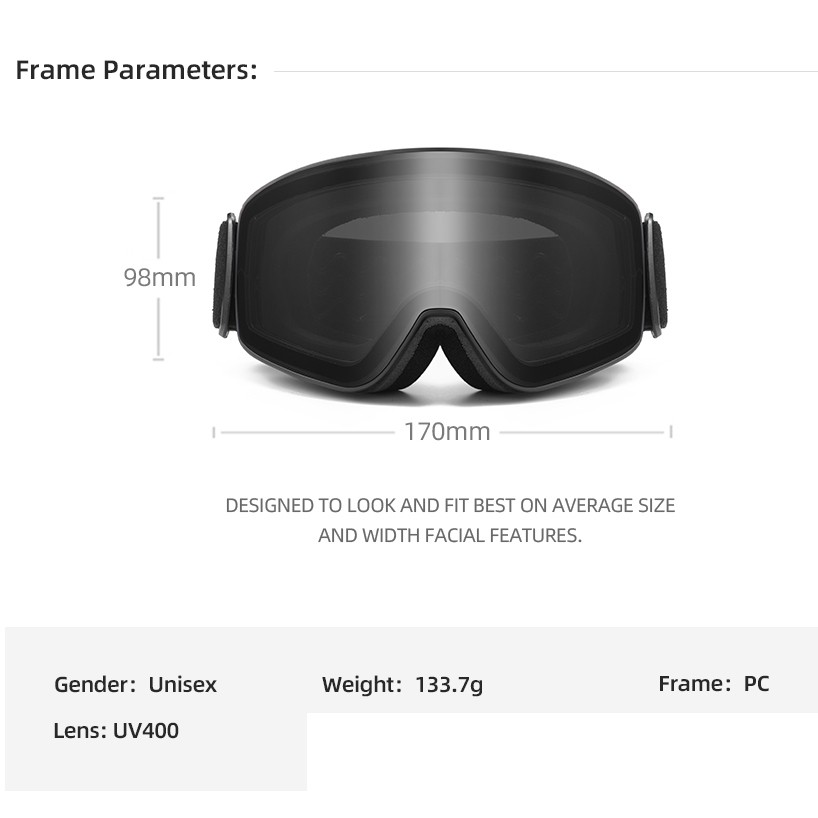 OMEKOL Kacamata Ski Anti-kabut - Outdoor Sport Brand ulasan dan harga