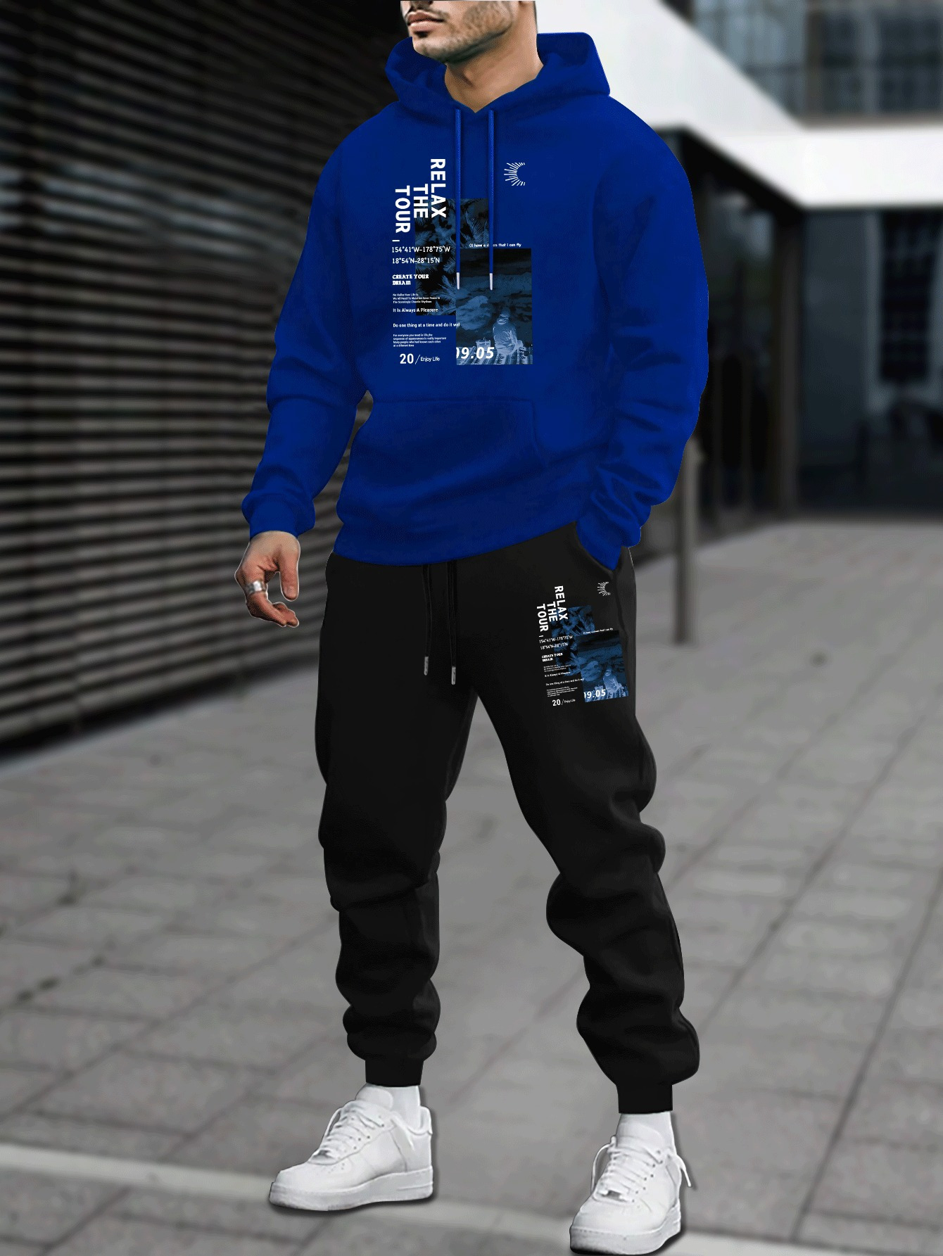 Setelan Hoodie dan Celana Panj - Outdoor Sport Hoodie ulasan dan harga