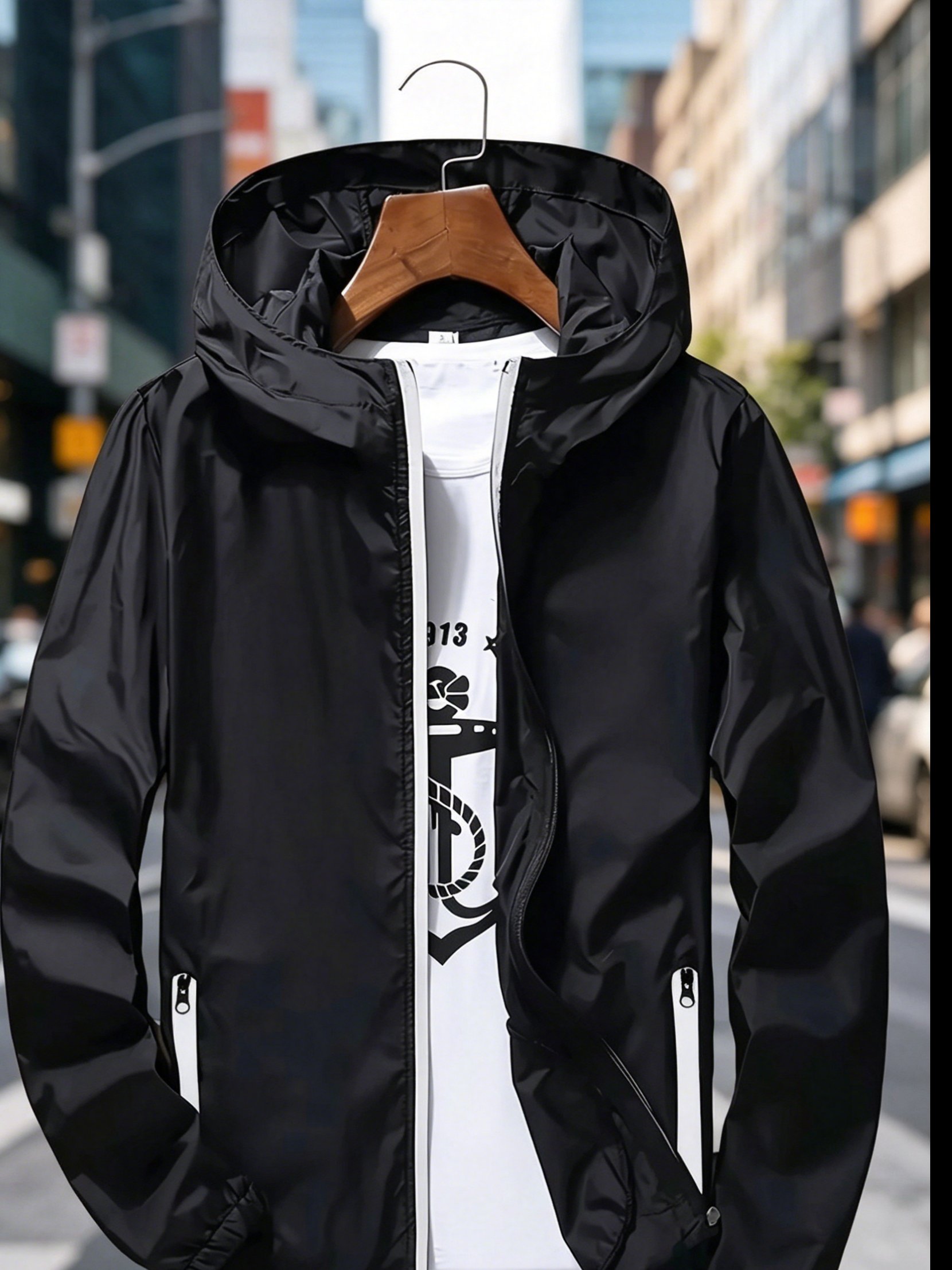 Jaket Windbreaker Pria Premium - Outdoor Sport Windbreaker ulasan dan harga