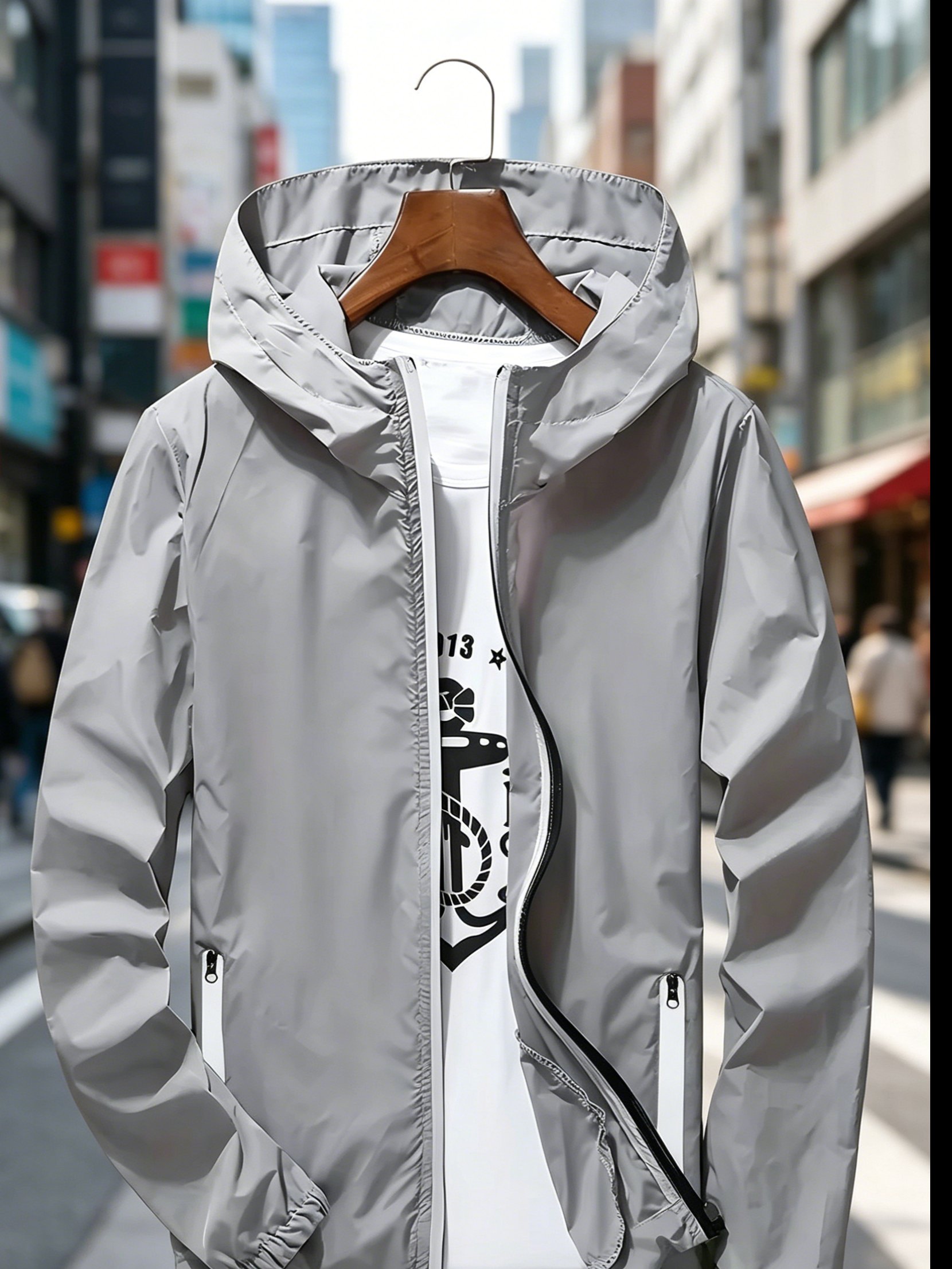 Jaket Windbreaker Pria Premium - Outdoor Sport Windbreaker ulasan dan harga