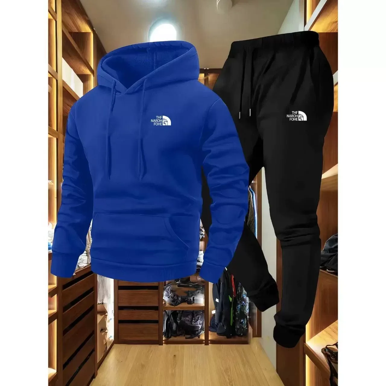 Setelan Kasual Pria Motif Musi - Outdoor Sport Hoodie ulasan dan harga